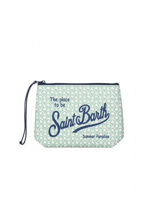 Pochette Aline in scuba a righe con stampa Palme Mc2 Saint Barth | ALIN00100990L